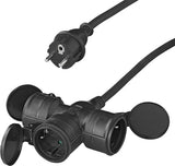 Proplus-Verlängerungskabel schuko 3-fach 20 Meter 3x1,5 mm² Schwarz