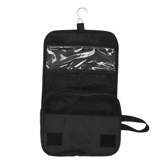 Proplus faltbarer Toilettenbag mit hängenden Haken 37,5 cm schwarz