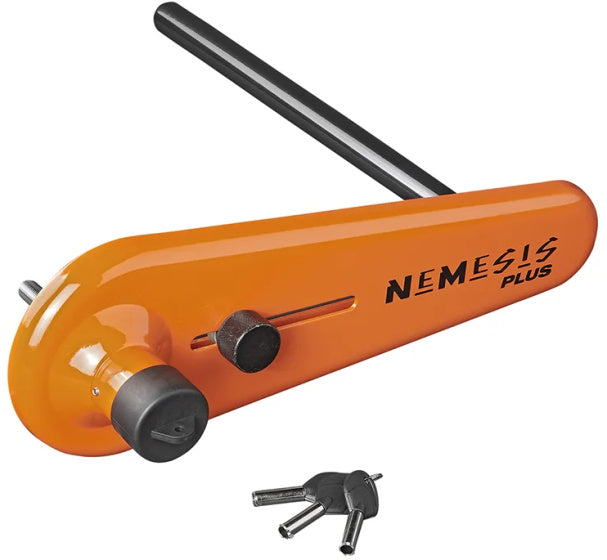 FullStop Nemesis plus Radklemme SCM für Camper Oranje