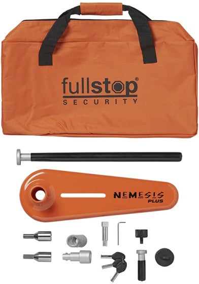 FullStop Nemesis plus Radklemme SCM für Camper Oranje