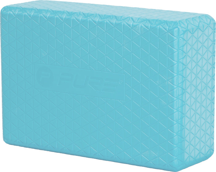 Pure2improve Yoga Block 23 x 15 x 7,5 cm Eva Blau