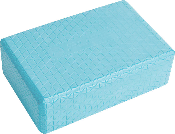 Pure2improve Yoga Block 23 x 15 x 7,5 cm Eva Blau