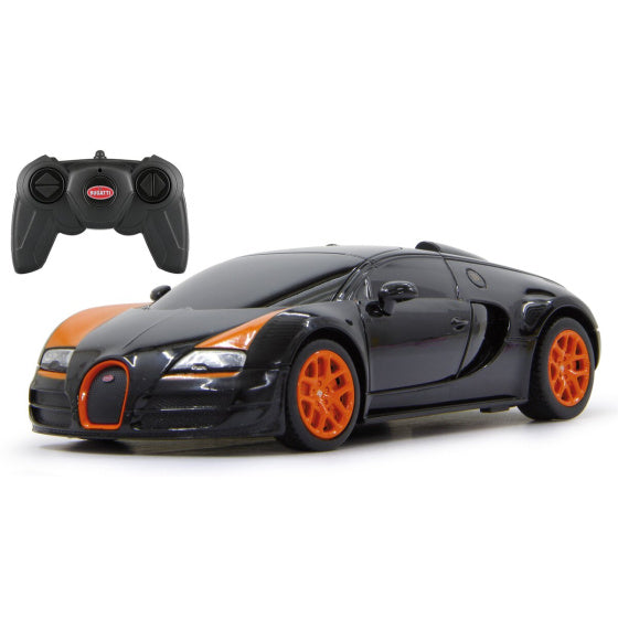 Rastar RC Bugatti Grand Sport Vitesse 27 MHz 1:24 Schwarz