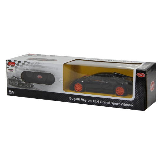 Rastar RC Bugatti Grand Sport Vitesse 27 MHz 1:24 Schwarz
