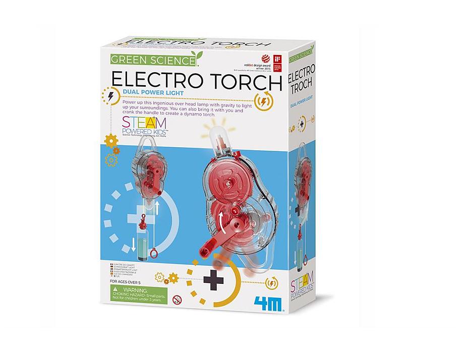 4m Kidzlabs Green Science maacht Ären eegene Taschenlamp