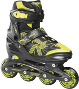 ROCES Inline Skates schicken 3.0 Softboat 82A Schwarze gelbe Größe 38-41