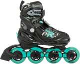 ROCES Moody Tif Inlinkates Black Aqua Größe 36-40