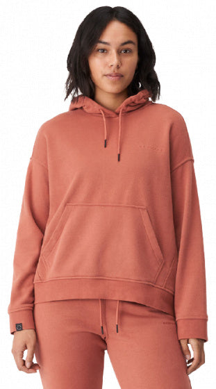 Röhnisch Hoodie Essentielle Damen Bio -Baumwolle Old Pink Mt XS