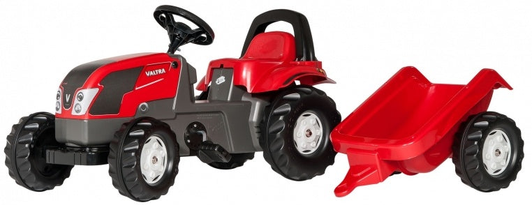 Rolly Toys Treppentraktor Rollykid Valtra Junior Red