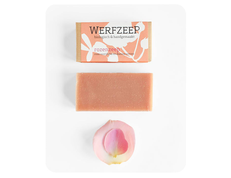 Werfzee werf savon soap rose 100 gr