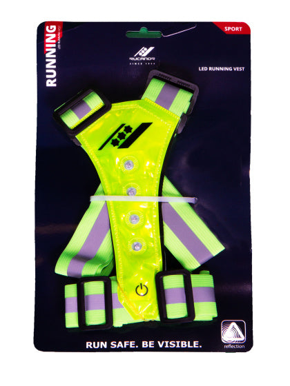 Rucanor führte die Laufweste Unisex Neongeel OneSize
