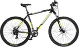 Rucanor Lux 29 Zoll 53 cm Männer 21V mechanische Scheibenbremse Schwarzgelb