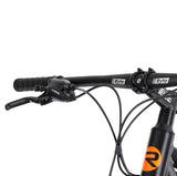 Rucanor Lux 29 Zoll 53 cm Männer 24 V Hydraulikscheibenbremse Schwarz Orange