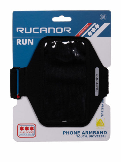 Rucanor Running Phone Armband Universal Unisex Schwarz