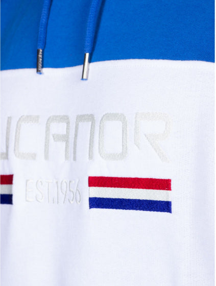 Rucanor Trevor Pullover Hoodie Men Blue White Größe l