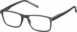 Solar -Lesebrille Slr03 Unisex Acryl schwarzer Stärke +3.00