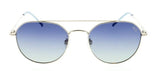 H.I.S Sonnenbrille HPS04112 Polarisierte Damen Oval Katze 3 Silber