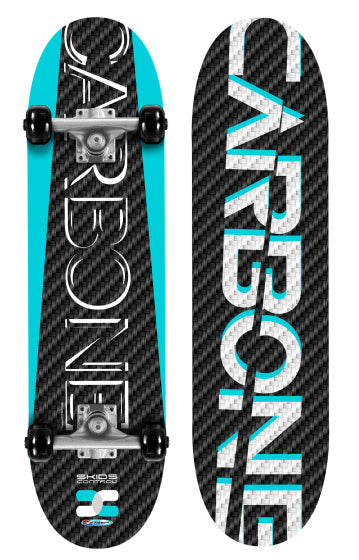 Skids Control Skids Control Skateboard Carbone Schwarzblau Weiß