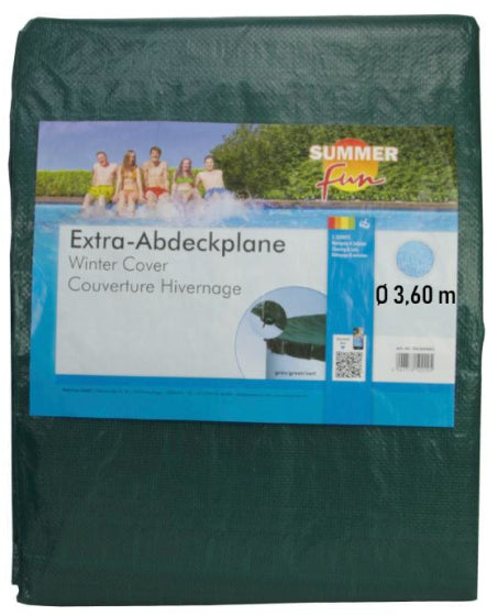 Sommerspaß Winterteppich um 360 cm Grün