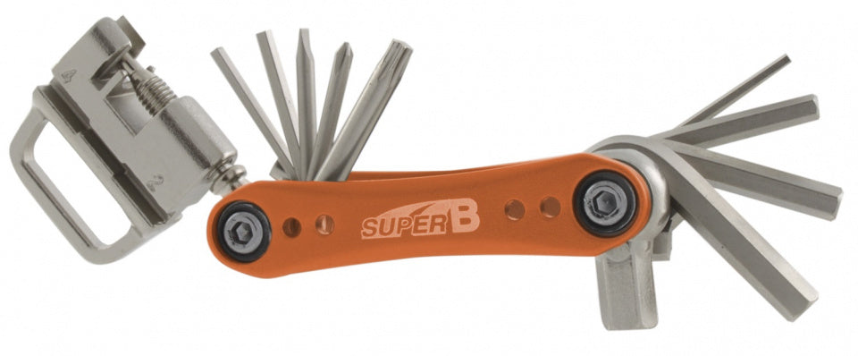 Multitool TB-FD40 17 Funktionen 73 x 45 mm Edelstahl Orange
