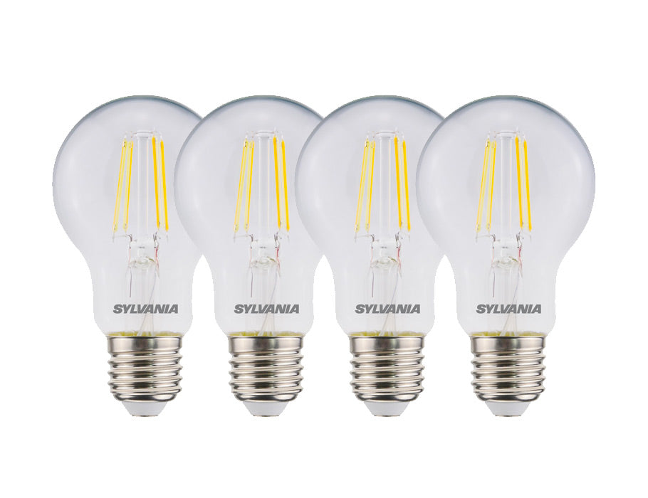 Lampa LED Sylvania E27 470 LM BOL Transparent 4 sztuki