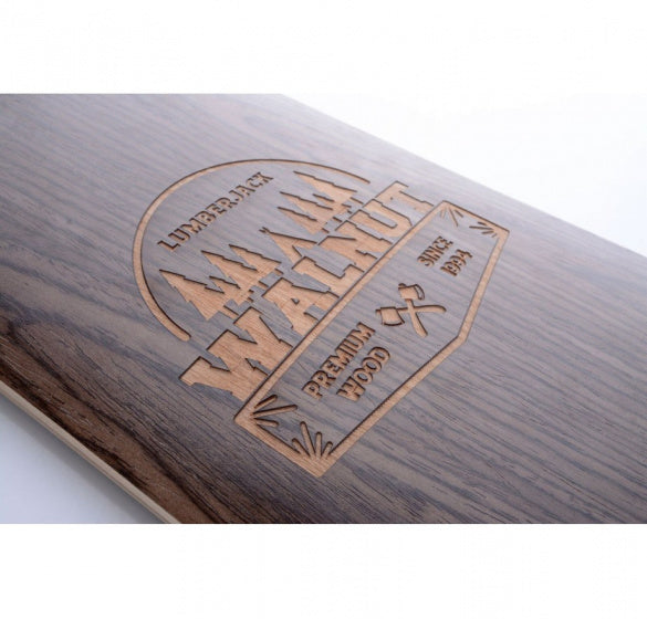 Tempish Longboard Walnuss 99 x 21 cm schwarzbraun