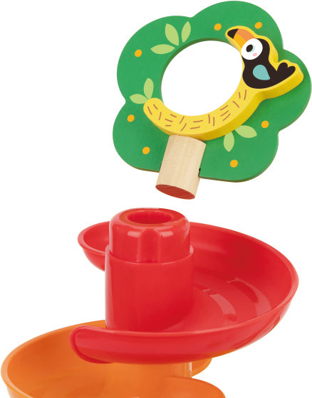 TOKY TOY Pädagogische Holzspiraaltoren 18 Monate 10-teilige