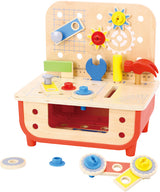 Nakensspielzeug pädagogischer Holzspielzeug Workbench 31-Piece
