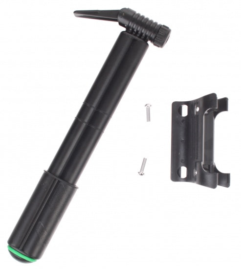 Obere Teil Mini -Handpumpe mit Doppelzylinder schwarz