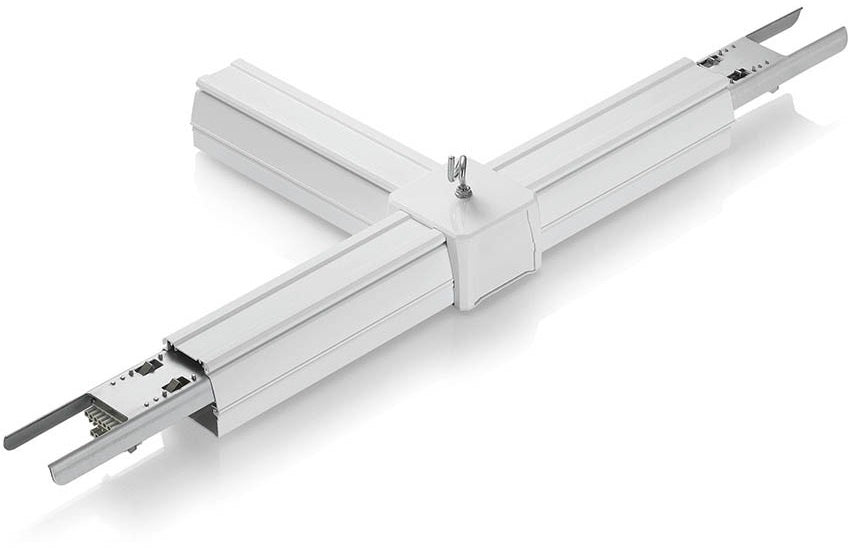 V-TAC-Anschluss für Schienenbeleuchtung T-Form 8 Gewinde Silber