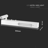 V-TAC-Wandlampe VT-29953 LED 30 cm 9W 3000K 680lM Weiß