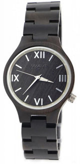 Wave Hawaii Watch Citizen Miyota Damen 3,5 cm Holz schwarz
