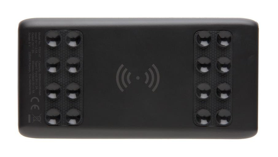 XD -Kollektion Powerbank leuchten 8000 mAh 14 x 7 cm schwarz
