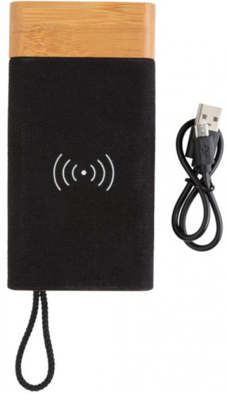 XD XCLUSIVE Powerbank Bambus x 5000 mah Bambus schwarz natürlich